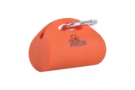 Mascan Porta Bolsas Sanitarias Cilíndrica Naranja