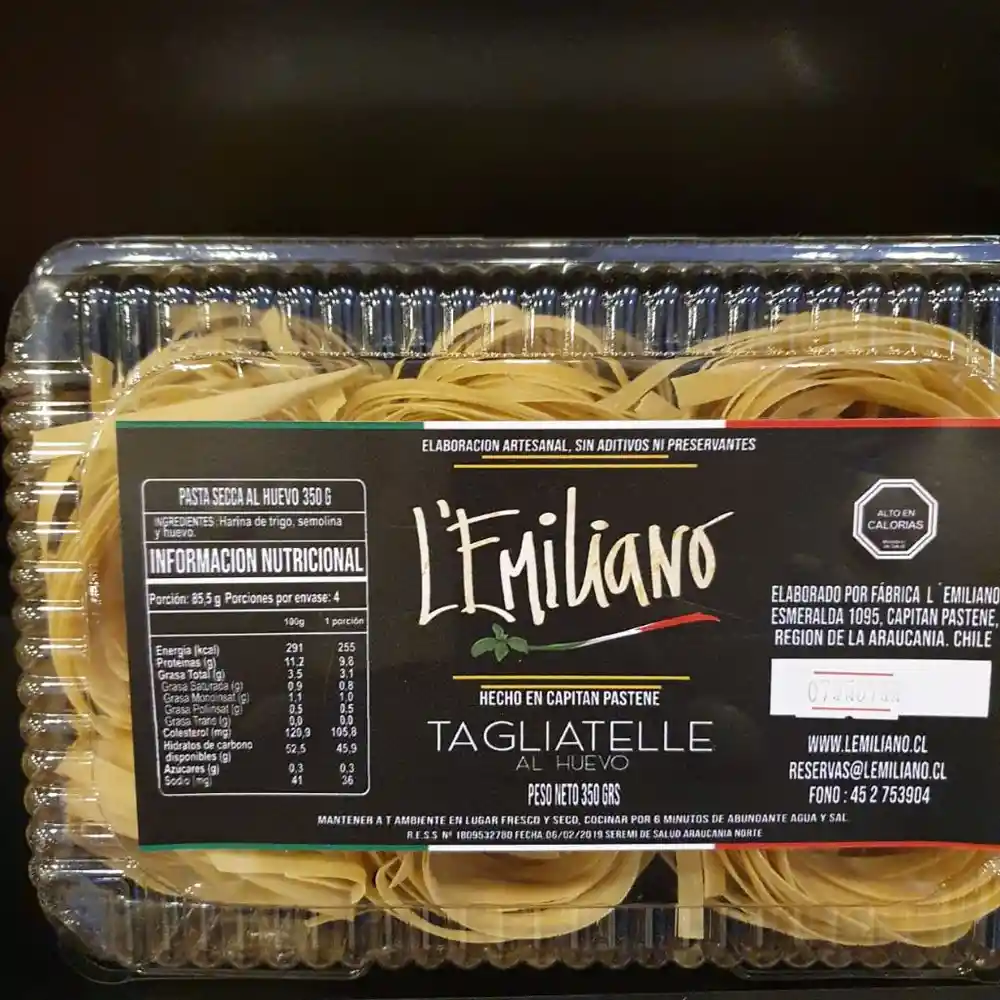 L´Emiliano Pasta Tagliatelle al Huevo