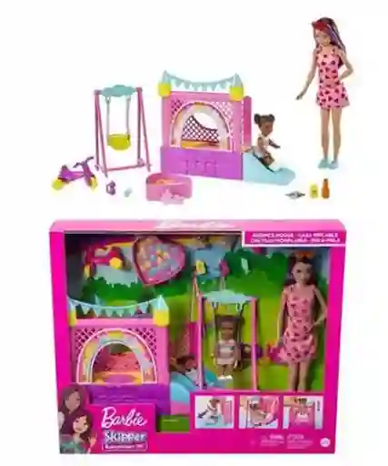 Barbie Set de Juego Skipper Parque de Juegos - HHB67