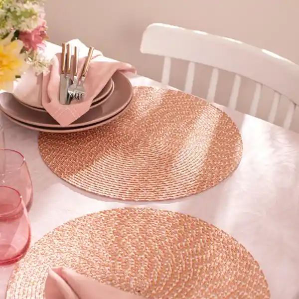 Individual Redondo Multicolor 38 cm Casaideas