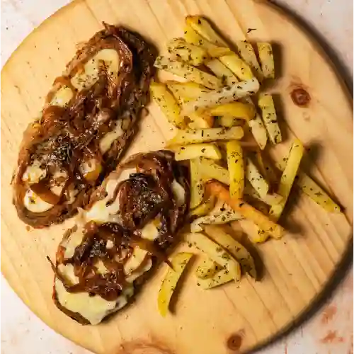 Veggie-fugazzeta Al Plato