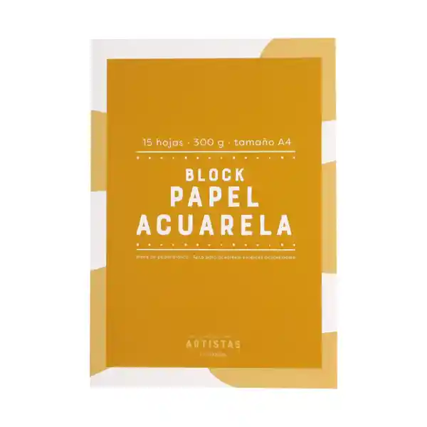 Block Con Papel Acuarela 21 x 1 x 29