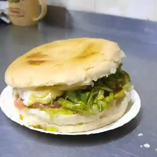 Sándwich Bajón Vegetariano con Porotos (Individual)