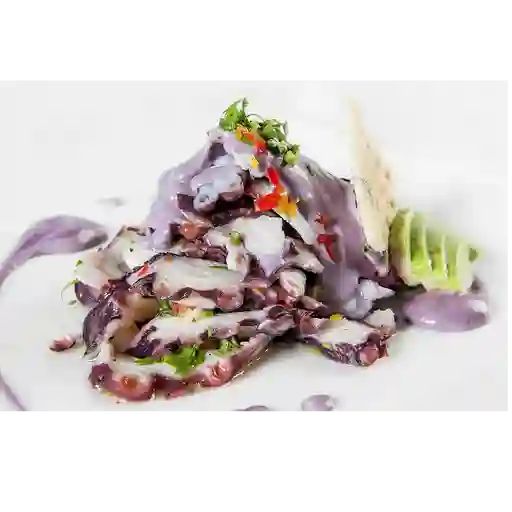 Pulpo al olivo limon