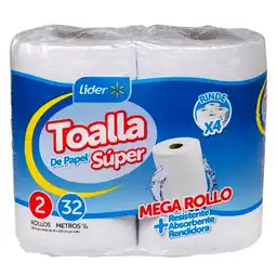 Líder Toalla Papel 2 x 26 m