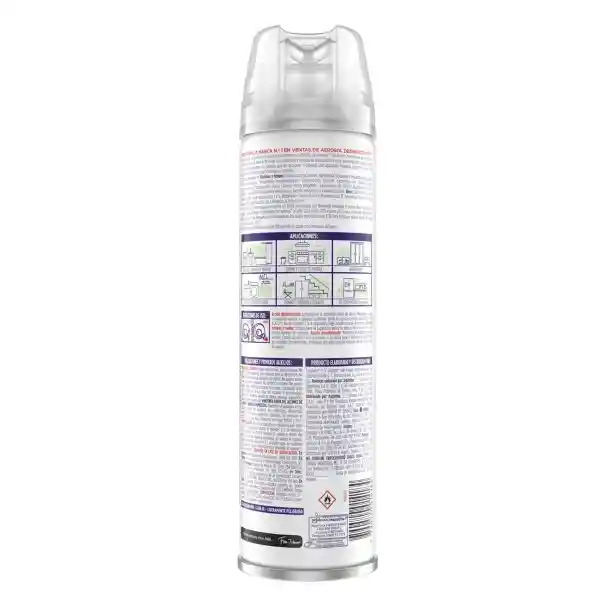 Desinfectante de Ambientes y Elimina Olores Lysoform Lavanda en Aerosol 360ml