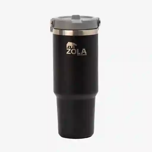 Botella Handle Flip Bottle Black Bear 890 mL Zola