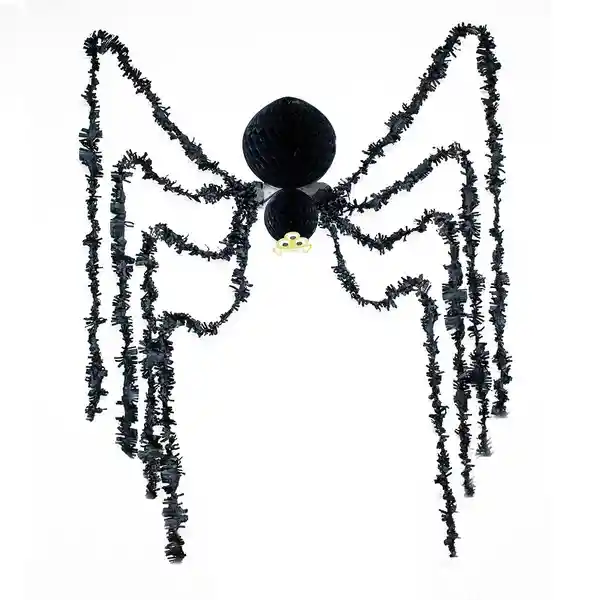 Colgante Decoración Araña Gigante Halloween 2 m