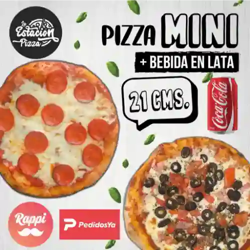 Pizza Mini + Bebida en Lata