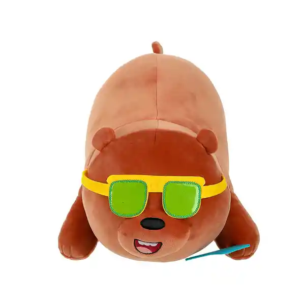 Miniso Peluche Pardo Con Lentes Café