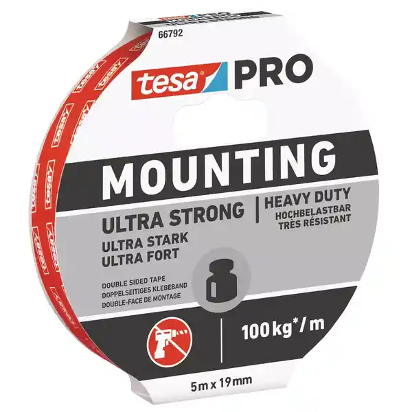 Tesa Cinta Doble Contacto Ultra Fuerte Pro 19 mm x 5 m