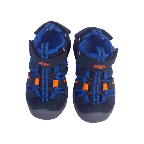 Sandalias Bebe Niño Azul Pillin 25