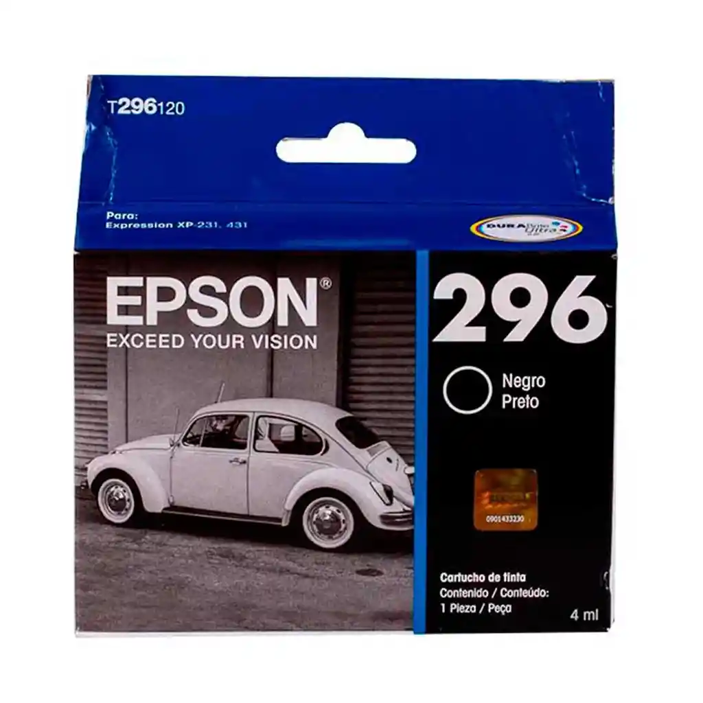 Epson Cartridge 296 Negro