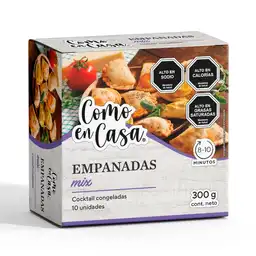 Como en Casa Empanada Mix Cocktail Congeladas