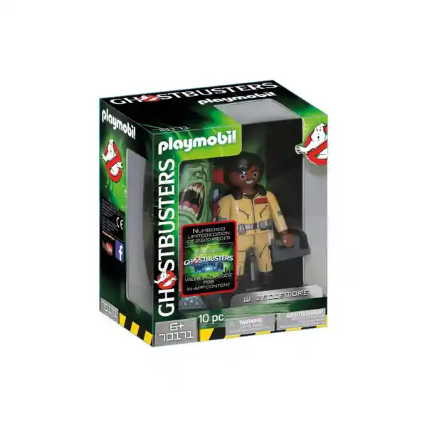 Playmobil Figura Coleccionable Ghostbusters W. Zeddemore