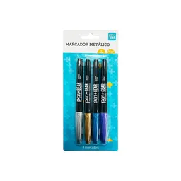 Pen+Gear Marcador Punta Fina Metálicos