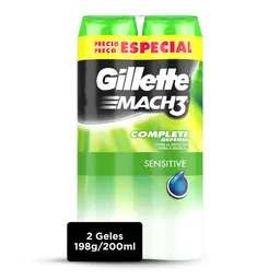 Gillette Gel Para Afeitar Mach 3 Sensitive