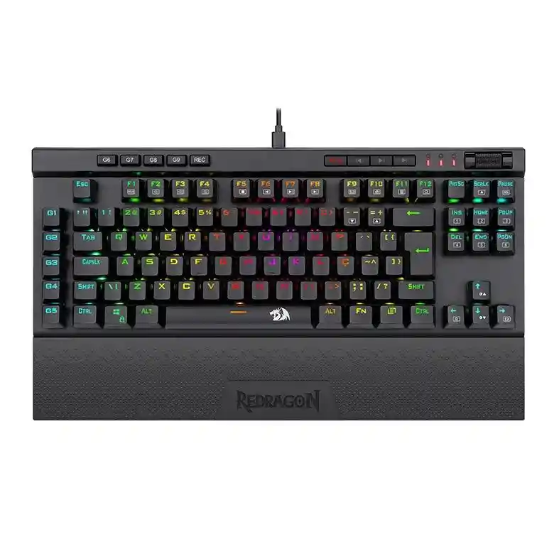 Redragon Teclado Mecánico Rgb Negro MAGIC-WAND K587-RGB