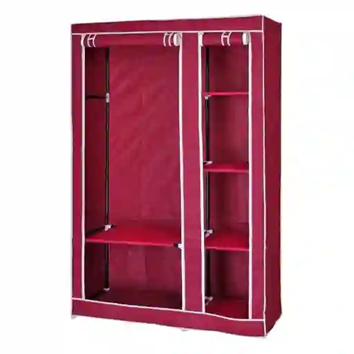 Closet Organizador Armable de Tela Wine Red 175 cm