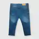 Jean Con Parches de Bebé Niño Denim Talla 6M Colloky