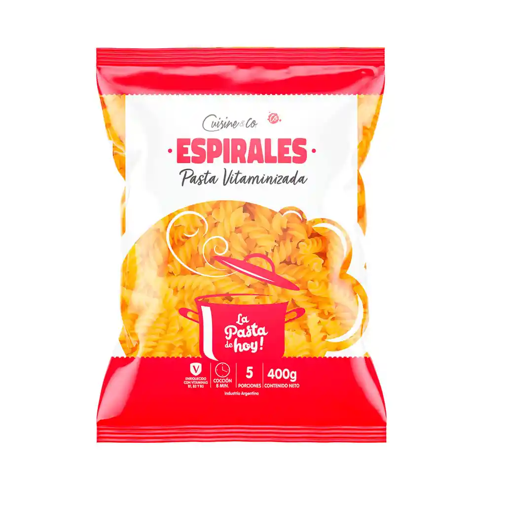 Espirales vitaminizados 400 g