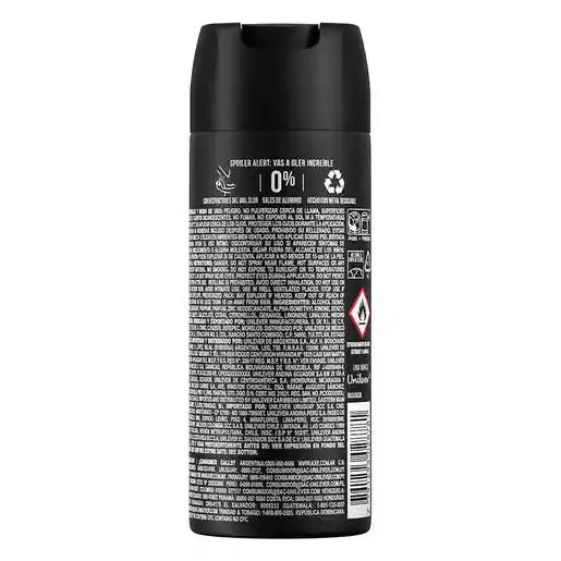 Axe Desodorante Black Pera Frozen y Cedro en Aerosol