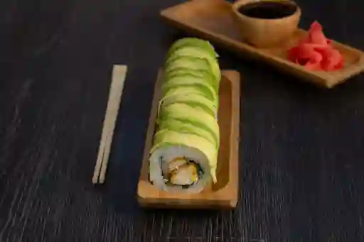 Avocado Roll de Pollo Apanado, Queso Palta Cebollín