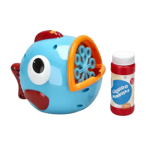 Ventilador de Burbujas Pez Azul