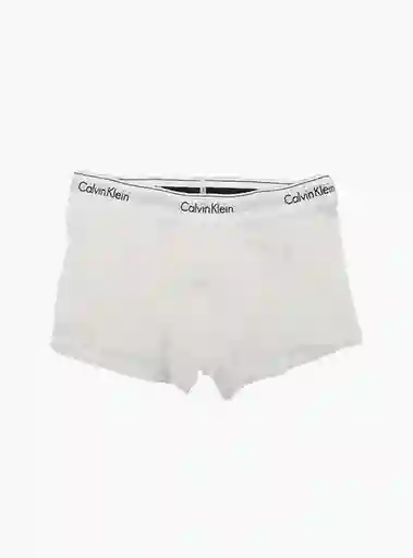 Calvin Klein Pack Bóxer Trunk Blanco Talla M NB1086TT