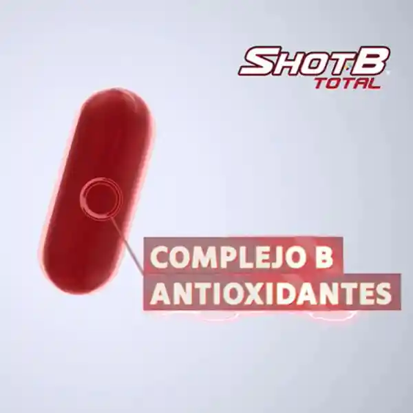 Shot B -B Multivitamínico Complejo B Con Antioxidantes 30 Cápsulas