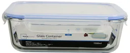 Recipiente Hermético Vidrio Rectangular 1.3