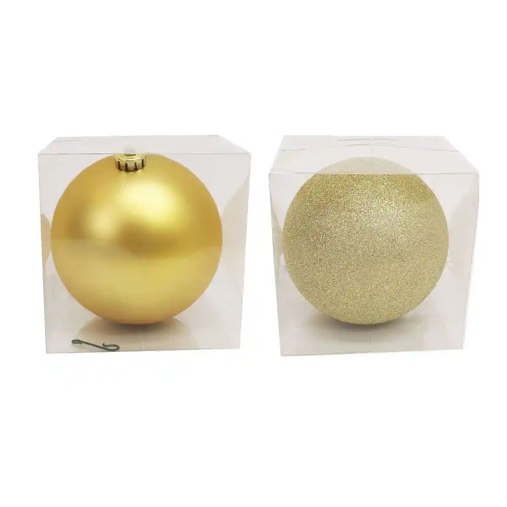 Esfera Krea 15Cm Dorado Navidad