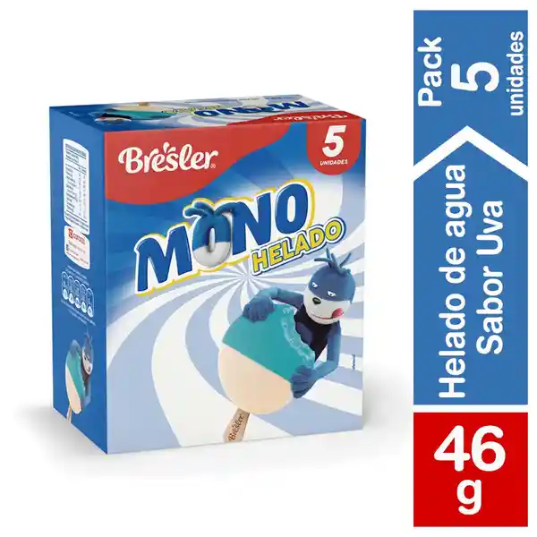 Bresler Pack Helado Mono Sabor Uva