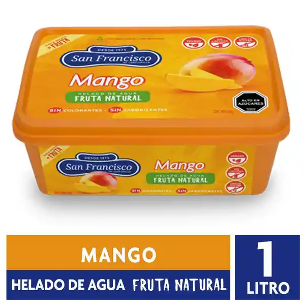 San Francisco Helado de Agua Sabor Mango