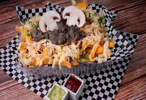 Papas Fritas con Champiñón