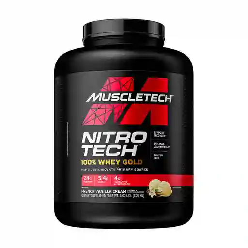 Muscletech Proteína Nitro Tech 100% Whey Gold Vainilla