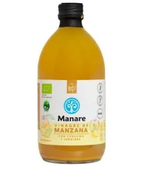 Manare Vinagre de Manzana Con Cúrcuma y Jengibre