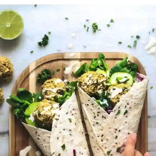 Shawarma Vegano + Bebida