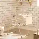 Tendedero Metálico Plegable de Piso 120 x 56.5 x 84.5 cm