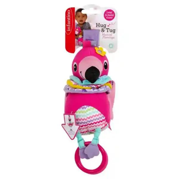 Infantino Juguete Hug & Tug Musical Flamingo 216