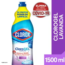 Clorox Limpiador Cloro Gel con Aroma Lavanda