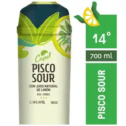 Capel Sour Pisco con Jugo Natural de Limón