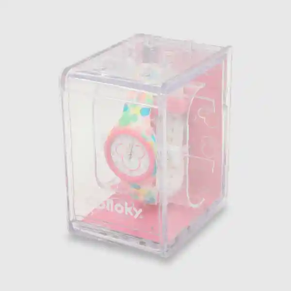 Reloj Análogo Minnie de Niña Rosado Colloky