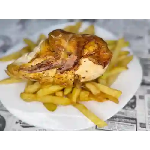 1/4 Pechuga con Papas