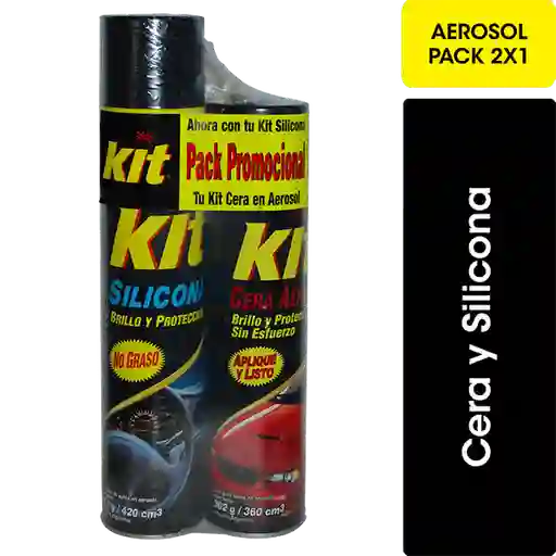 Kit Silicona + Cera Aerosol