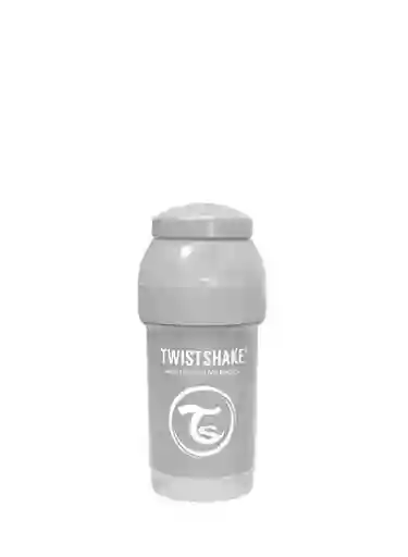 Twistshake Mamadera Anti-Cólico Gris Pastel Capacidad 180 mL