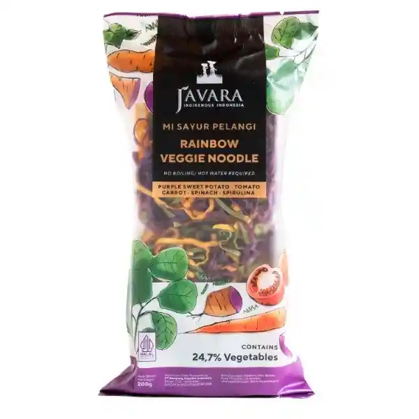 Javara Noodles Vegetales Rainbow