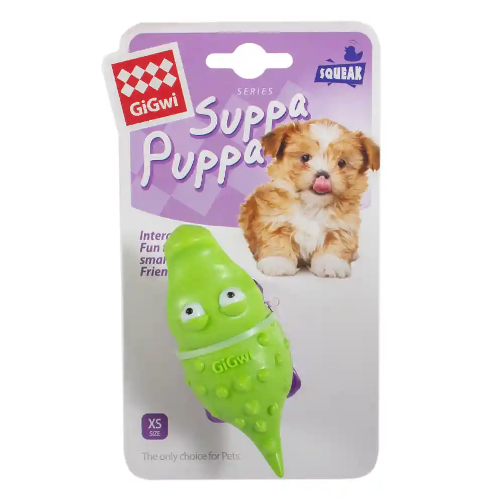 Gigwi Juguete Cachorro Cocodrilo Verde/Morado