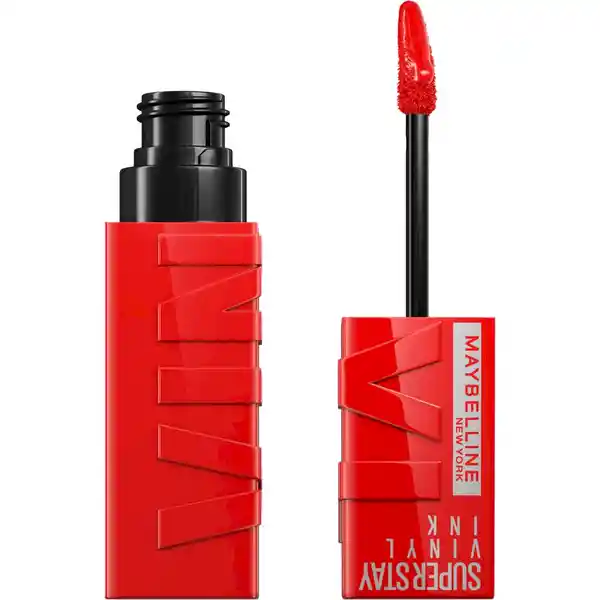 Maybelline Labial Super Stay Vinyl Ink Red-Hot N°25