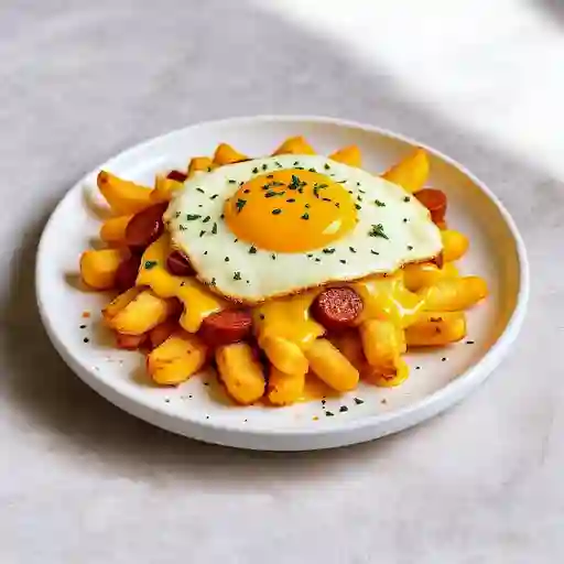 Papas Fritas Baston Con Chorizo-Grande